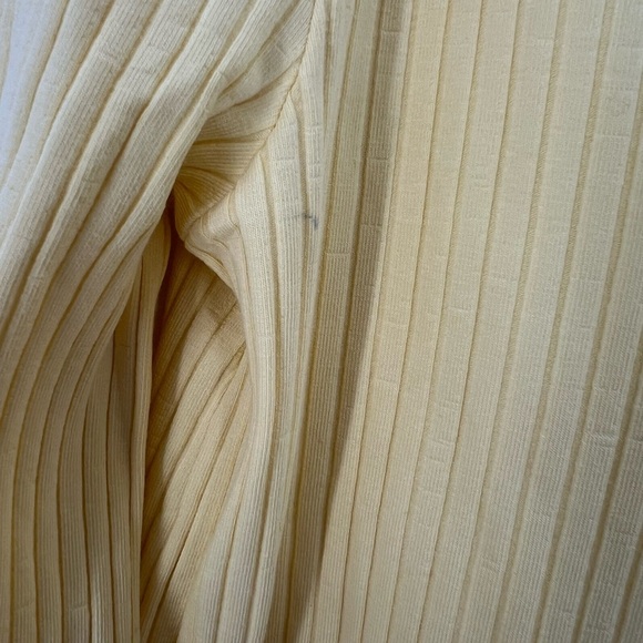 MNG Mango Ribbed Knit Open Front Bottom Slit Cardigan - Picture 5 of 8